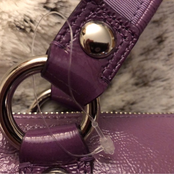 New Coach Poppy handbag in light lilac/violet purple - Picture 9 of 10